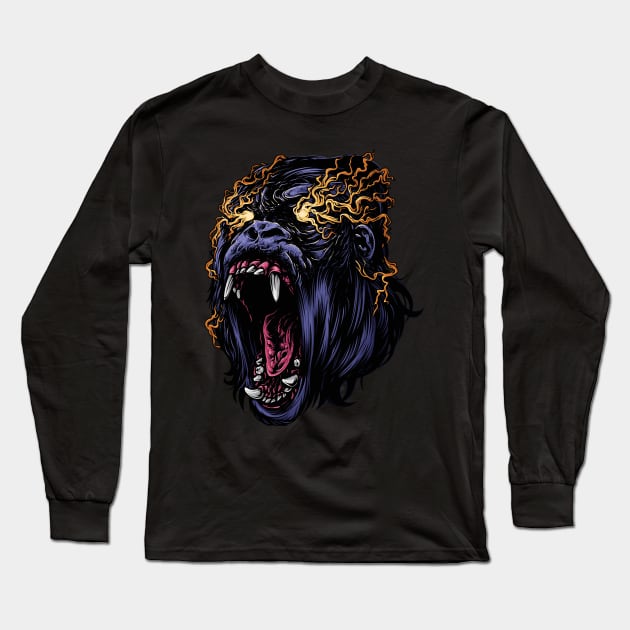 Harambe Long Sleeve T-Shirt by Kensuke